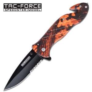  Spring Assist Tactical Red Camo Handle 