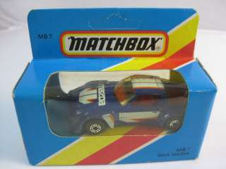 MATCHBOX VINTAGE 80s DIE CAST VEHICLE MB 7 IMSA MAZDA  