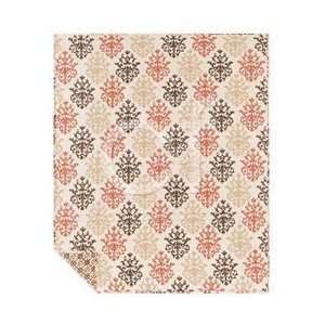  Shabby Chic Brown Throw Blanket