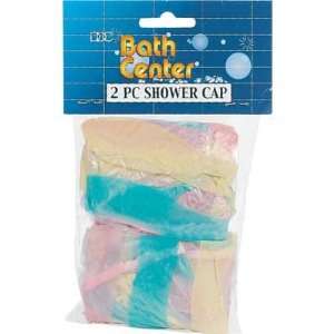 SHOWER CAP ASSORTED 2PIECE (Sold 3 Units per Pack)