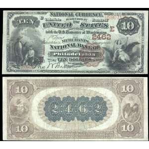  1899 Indian Chief $5 Dollar Bill Silver Certificate Note 