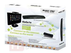Magic Pro iGoGo TV Google Android OS Smart Webcam HD Media Set Top Box 