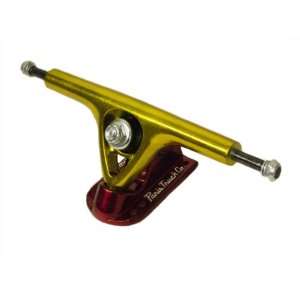  Paris 180mm Gold/Red LTD Longboard Skateboard Trucks (2 