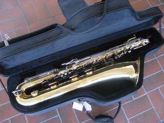 Good Selmer Signet USA baritone saxophone, model number 156, LOW A 