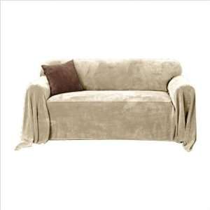    Sure Fit Plush Furniture Throw   Wheat (Sofa Throw)