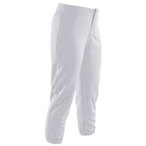   Low Rise Fastpitch Softball Pants WHITE   W WXS