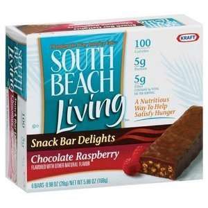  South Beach Living Snack Bar Delights, Chocolate Raspberry 