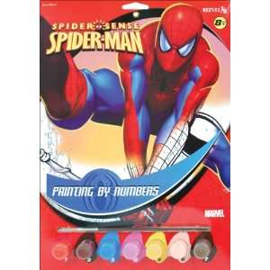   Medium Paint By Number Kit Spiderman 1 (MARVELPB NA1) Toys & Games