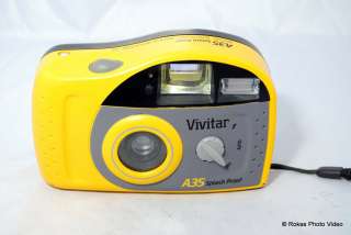 Vivitar A35 Splash Proof camera 35mm film point & shoot  