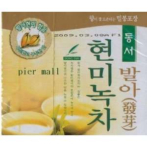 Korean Sprout Brown Rice Green Tea   20 Grocery & Gourmet Food