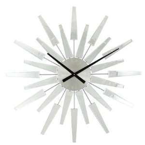   George Nelson RM2201MIRROR 36 Mirrored Starburst Clock
