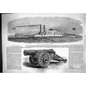  1861 HUDSON RIVER STEAMERS NEW WORLD WAR GUN CHINESE