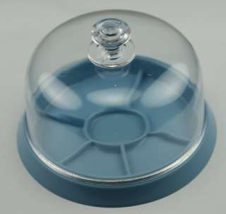 Watchmakers plastic dust cover and tray with compartments. Suitable 