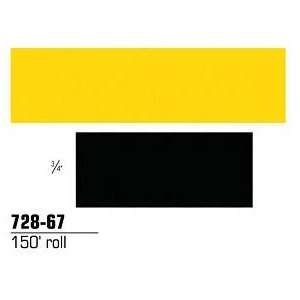  C/S 3/4BR Yellow X 150 Stripe Tape