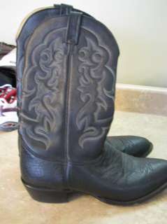 NOCONA Cowboy/Western BLACK BOOTS Made in USA sz 13 D  