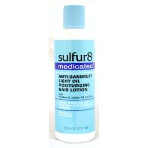 Sulfur8 Medicated Anti Dandruff Light Oil Moisturizing Hair Lotion 8 