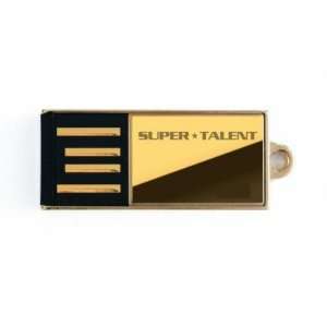 Super Talent Pico C Gold 32GB USB2.0 Flash Drive w/ Encryption