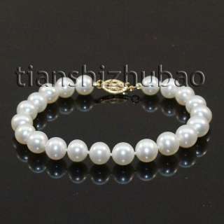 AAA 7 8MM SETS WHITE FRESH WATER PEARL NECKLACE  