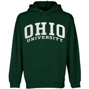  Ohio Bob Cat Sweatshirts  Ohio Bobcats Green Bold Arch 