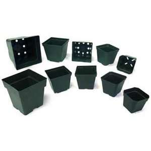  Kord Square Pots   4 Square x 3.5 tall, 10/box Patio 