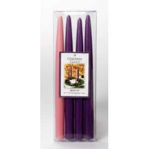  Set of 4 Handipt Advent Taper Candles 12 