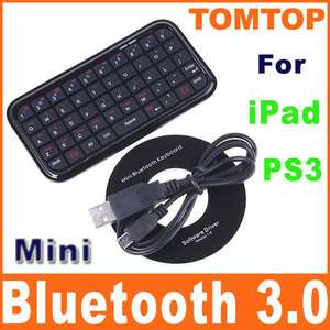 Wireless Mini Bluetooth Ultra Slim Keyboard For PC PS3  