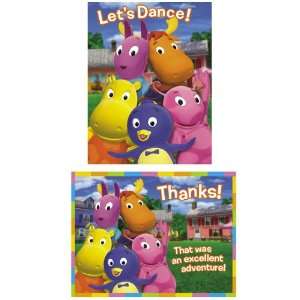   Backyardigans 8 Invitations and 8 Thank You Postcards 