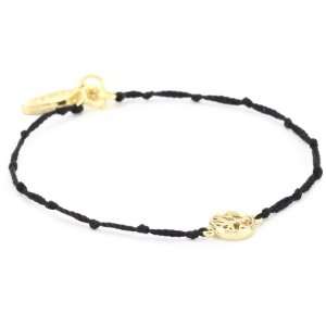   Colored Tree of Life Charm Black Knotted Silk Thread Bracelet Jewelry