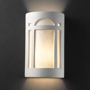  Ambiance Open Top and Bottom Large Arch Window Wall Sconce 