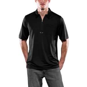  Oakley Track Mens Polo Race Wear Shirt   Black / Medium 