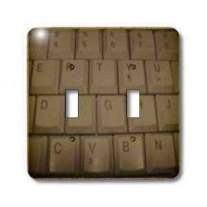   Typewriter Keyboard   Light Switch Covers   double toggle switch Home