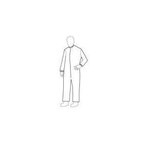  Tyvek isoclean coveralls with bound seams and elastic neck 