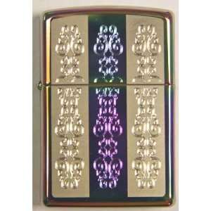   Stunning Jeweled Spectrum Finish Zippo Lighter