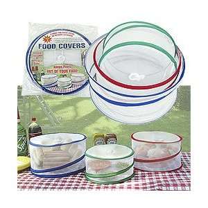  New Trademark Set Of 3 Pop Up Outdoor Food Covers As Seen 