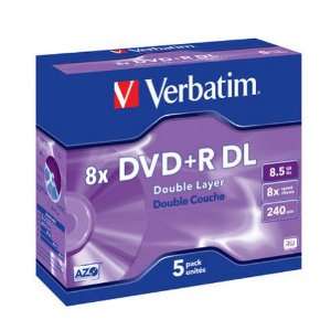  DVD+R Double Layer 8X 8.5GB Electronics