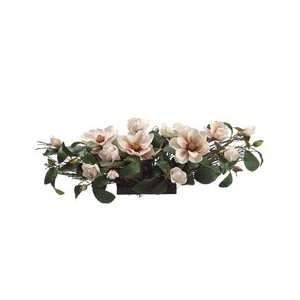   32 Cream & Pink Magnolia Flower Wedding Centerpiece