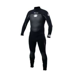   2mm Vector Back Zip Fullsuit Wetsuit, Black, Medium