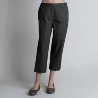 Laura Scott Womens Button Bottom Capris